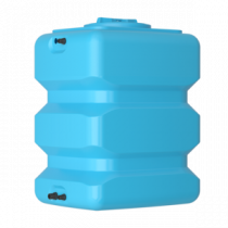Бак для воды ATP-500 прямоугольный (синий)с поплавком Aquatech Д-860мм,Ш-700мм,В-1100мм (д.г.350мм)