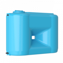 Бак для воды Combi W-1100BW прямоугольный(сине-белый)с поплавком Aquatech В-1290мм,Ш-750мм,Д-1800мм (д.г.350мм