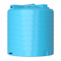 Бак для воды ATV-2000 круглый вертикальный (синий)с поплавком Aquatech