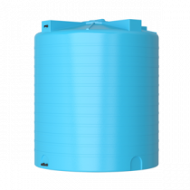 Бак для воды ATV-5000 круглый вертикальный (синий) Акватек В-2100мм,Д-1830мм (д.г.450мм)