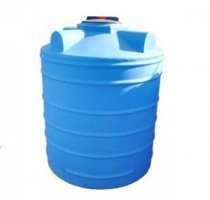 Бак для воды V 1000 круглый вертикальный (синий) Гранд Пласт В-1430мм Д-1110мм (д.г.285)
