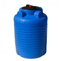 Бак для воды V 250 круглый вертикальный (синий) Гранд Пласт В-1020мм Д-680мм (д.г.285)