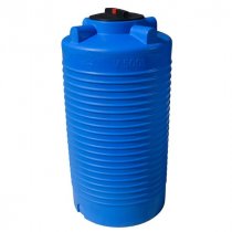 Бак для воды V 500 круглый вертикальный (синий) Гранд Пласт В-1430мм Д-720мм (д.г.285)