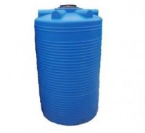 Бак для воды V 2000 круглый вертикальный (синий) Гранд Пласт В-2070мм Д-1190мм (д.г.285)