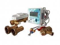 Теплосчётчик "АВЕКТРА"  ТСУ-15Д Ду15-1,5 подающий (адаптеры+кран)