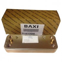 Бакси Теплообменник ГВС 10 пласт (711612600) BAXI