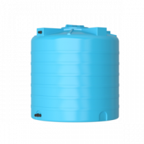 Бак для воды ATV-1000 круглый вертикальный (синий)с поплавком Aquatech В-1180мм,Д-1125мм (д.г.350мм)