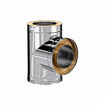 Сэндвич -тройник 90гр. Ф 350х450 (AISI_304/0,5+430/0,5) Craft (по запросу),,