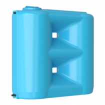 Бак для воды Combi W-1500BW прямоугольный (сине-белый)с поплавком Aquatech В-1690мм,Ш-750мм,Д-1800мм (д.г.350м