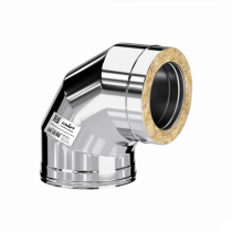 Сэндвич -отвод 90гр. Ф 450х550 (AISI_304/0,5+430/0,5) Craft (по запросу),,