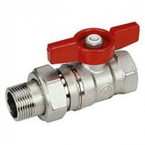 Кран шаровой с американкой 1/2" GIACOMINI R259D бабочка (R259X003)