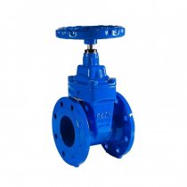 Задвижка чугунная с обрезиненным клином Ду400 PN16 (400RSV04) REON