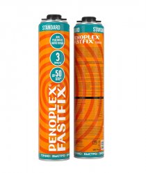Клей-пена проф. ПЕНОПЛЭКС FASTFIX  STANDARD 630мл. (12шт/уп)