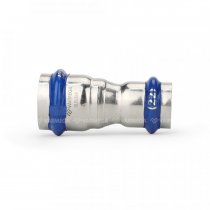 Муфта двухраструбная переходная Varmega Inox Press 22х18 (VM702002218)