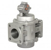 Фильтр газовый алюм. корпус (Термобрест) ФН 2-2С, Ру 3, У3.1  Ду50 фланц. + индик. стрел. типа (справа-налево)