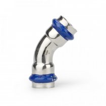 Угольник 45 двухраструбный Varmega Inox Press 18х18 (VM712001818)