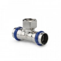 Тройник раструбный с внутренней резьбой Varmega Inox Press 54х1 1/4"х54 (VM720540754)