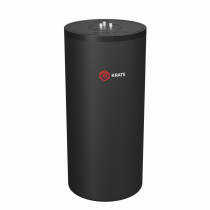 Водонагреватель косвенного нагрева KRATS 300 Premium ЧЁРНЫЙ "бак в баке" (напольный, с отверстием под тэн)