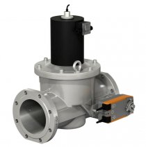 Клапан газовый алюм. корпус (ТермоБрест) ВН6T-3П, Ру 3, У3.1 Ду150 фланц. с медленным открытием и датчиком кон