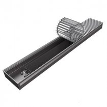 Конвектор Бриз 300х120х800 U (8 Ал 12 втулки черные) RAL 1035
