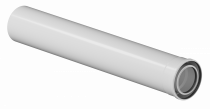 KRATS Удлинитель 110/160 AL/PPR конденсационный L=1,00м (CE110160-100LN)
