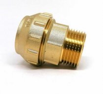 Муфта н.р.32х1" TIM для труб ПНД латунь (ZSr.151.023206)