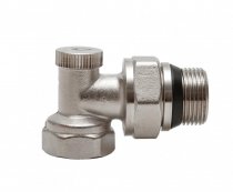 Запорный радиаторный клапан Arrowhead Element, угловой, Ду15 (215122)