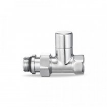 Ручной радиаторный клапан 1/2" прямой , хром (VMDV02-410404) VARMEGA