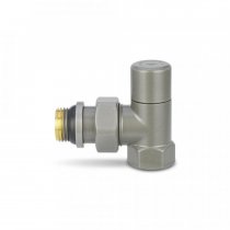 Ручной радиаторный клапан 1/2" угловой , серый (VMDV01-310404) VARMEGA