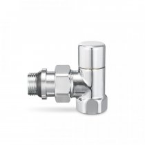 Ручной радиаторный клапан 1/2" угловой , хром (VMDV01-410404) VARMEGA