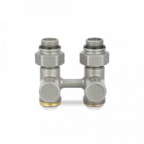 Узел нижнего подключения 1/2"х3/4" ЕК прямой, серый (VMDV21-300415)VARMEGA