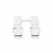 Узел нижнего подключения 1/2"х3/4" ЕК угловой, белый  (VMDV20-100415)VARMEGA