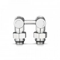 Узел нижнего подключения 1/2"х3/4" ЕК угловой, хром  (VMDV20-400415)VARMEGA