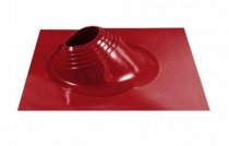 Манжета угловая №2 угол 10-30* (180-280мм, фланец 600х670мм, до 240*С) СИЛИКОН красная RAL3005