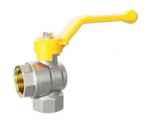 Кран шаровой газовый угловой вн.-вн. DN-15 рычаг PN40  LD Pride (LD 47.251.15) (16 шт. в упаковке)