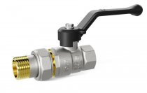 Кран шаровой с американкой внут. DN-15 рычаг PN40  LD Pride (LD 47.307.15) (10 шт. в упаковке)
