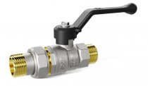 Кран шаровой с американкой нар. DN-15 рычаг PN40  LD Pride (LD 47.309.15) (10 шт. в упаковке)