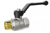 Кран шаровой вн.-нар. DN-25 рычаг PN40 LD Pride (LD 47.303.25) (6 шт. в упаковке)
