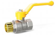 Кран шаровой газовый вн.-нар. DN-25 рычаг PN40 LD Pride (LD 47.353.25) (6 шт. в упаковке)