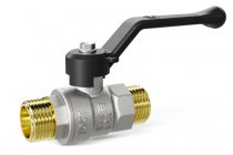Кран шаровой нар.-нар. DN-25 рычаг PN40 LD Pride (LD 47.305.25) (6 шт. в упаковке)