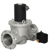Клапан газовый алюм. корпус (Термобрест) ВН6М-1К, Ру 1, У3.1 Ду150 фланц. с электромеханическим регултором