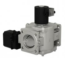 Клапан газовый алюм. корпус (Термобрест) ВН3М-1К, Ру 1, У3.1 Ду80 фланц. с электромеханическим регултором