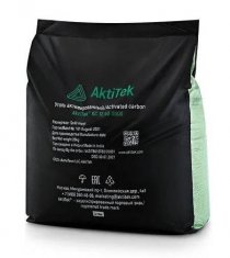 Фильтрующая загрузка. Уголь активированный AktiTek KC12.40 i1000  (25 кг/50л)