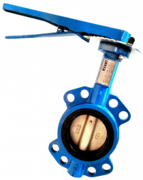 Затвор чугунный межфланцевый Kvant D 80 (диск чугун) (NBR)