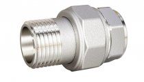 Американка прямая 3/4" DN-20 LD Pride ВР/НР латунь никель (LD.67.520.20)(30 шт. в упаковке)