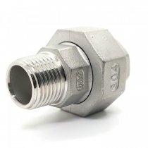 Американка коническая нр/вр нержавеющая, AISI304 DN25 (1") 33,7мм, iFITTING (MG-ADC-DМ25/4)