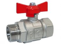 Кран шаровой вн.-нар. DN-20 PN40 баб. Крепыш 331 Никель (0110244) ГАЛЛОП