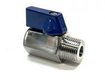 Кран шаровый (мини) резьбовой (HР/ВР) AISI 304 DN15 (1/2"), iFITTING (MG-BMMF15/4)