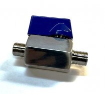 Кран шаровый (мини) резьбовой (HР/HР) AISI 304 DN15 (1/2"), iFITTING (MG-BMM15/4)