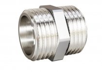 Ниппель 2" LD Pride НР/НР латунь никель (LD.67.501.15) (130 шт. в упаковке)